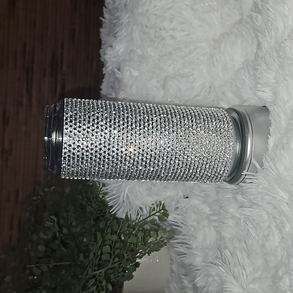 Clear Glass Rhinestone 20oz tumber